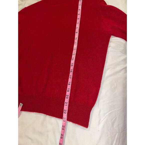 Westbound Red 100% Cashmere Turtleneck Pullover Sweater Women's Size S - Picture 5 of 7